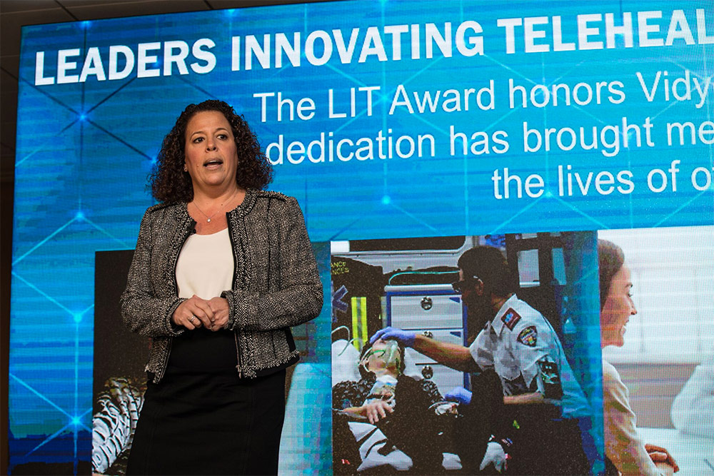 Vidyo CMO, Elana Anderson introduces the LIT award finalists