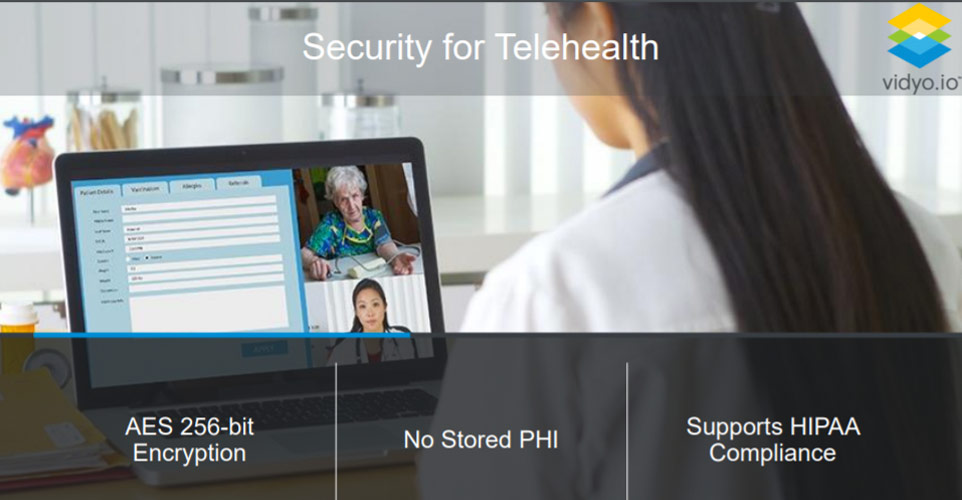 security for telehealth with vidyo.io